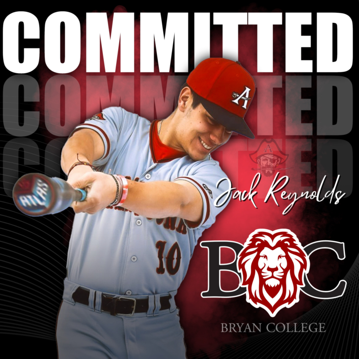 Committed to Bryan College sports graphic edit of what college a high school player will attend