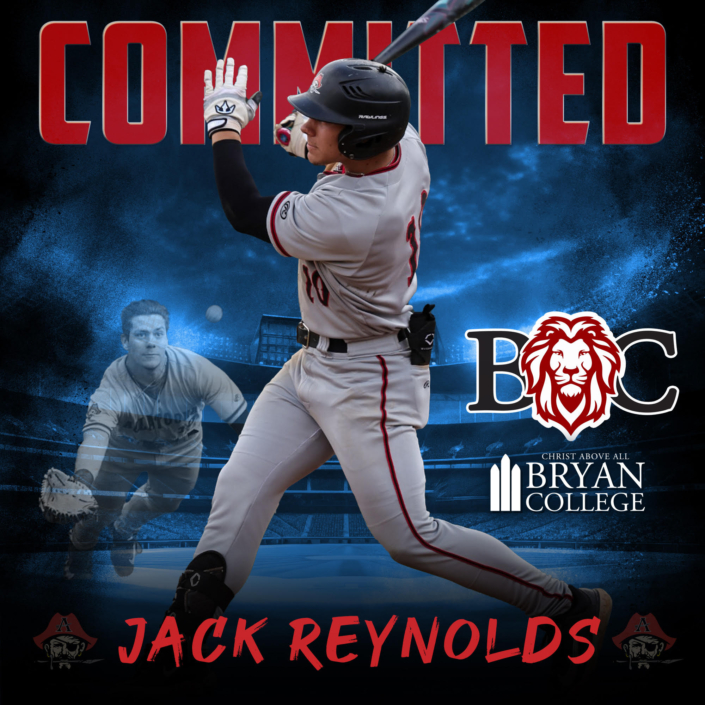 Committed sports graphic edit of what college a high school player will attend